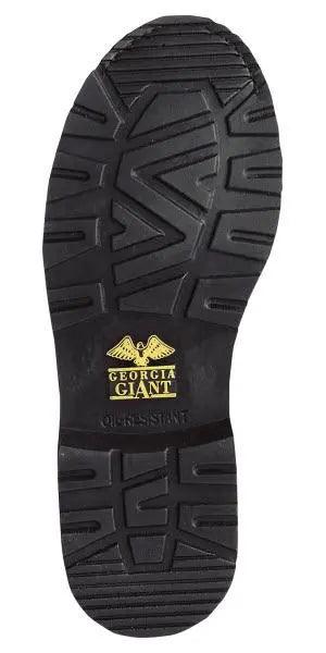 Georgia Giant Womens Romeo Black Leather Work Shoes G3060 - BootSolution