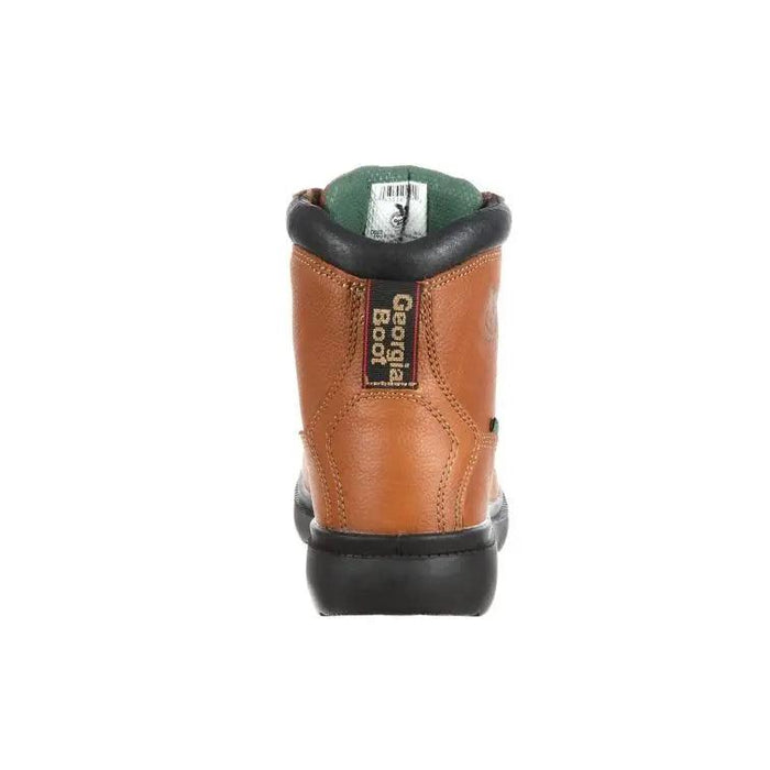 Georgia Boot Men's G6503 Waterproof Work Boot - Full Grain Leather, Tough & Comfy