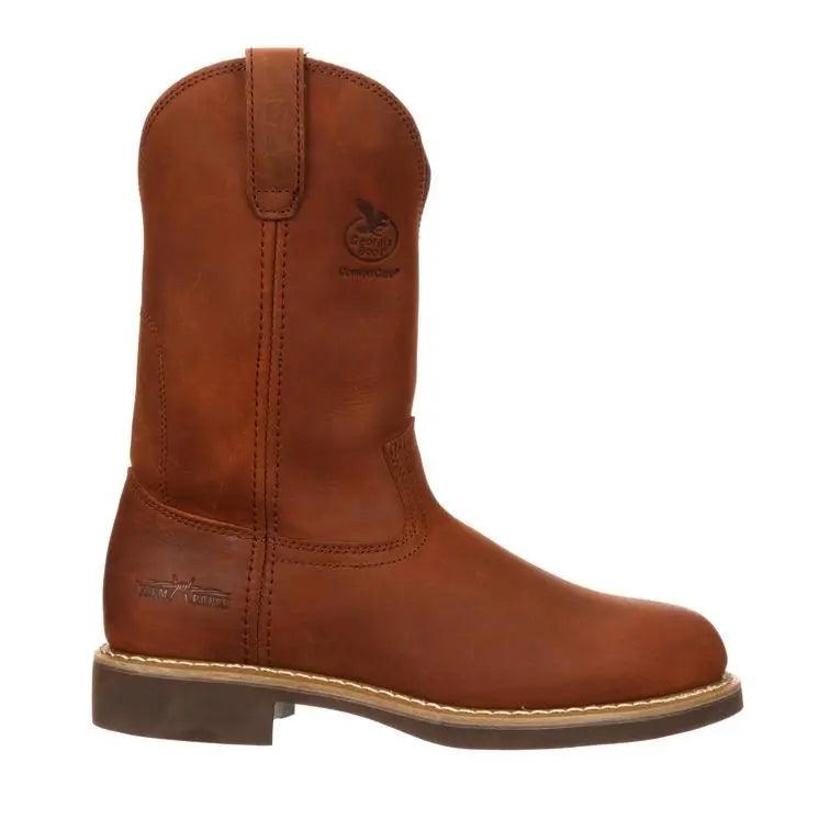 Georgia Mens Carbo-Tec Farm and Ranch Pull-On Boots G5814 - BootSolution
