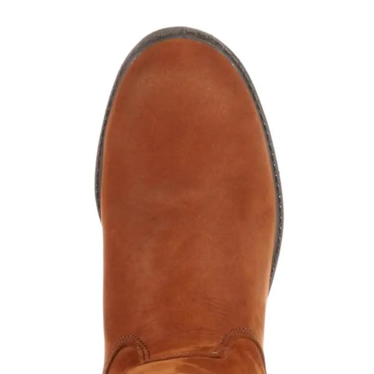 Georgia Mens Pull-On Wellington Steel Toe SD Work Boot G4673 - BootSolution