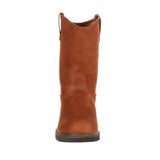 Georgia Mens Pull-On Wellington Steel Toe SD Work Boot G4673 - BootSolution