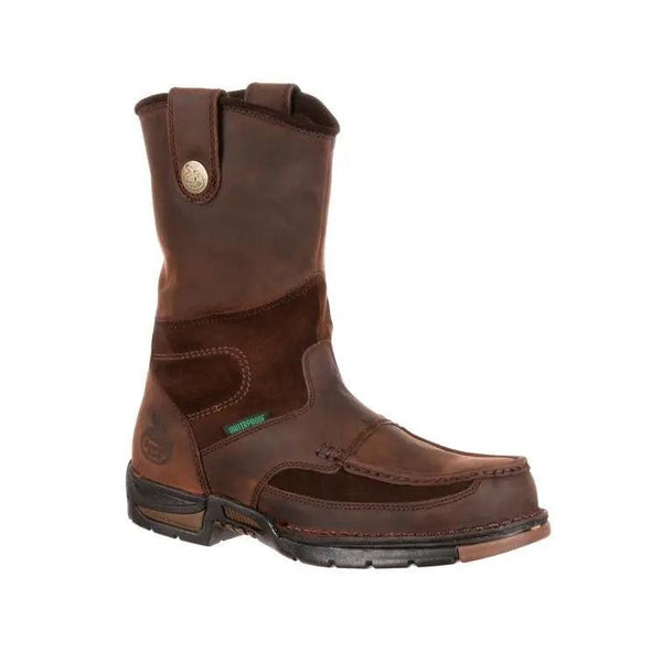 GEORGIA MENS WATERPROOF WELLINGTON WORK BOOT G4403 - BootSolution