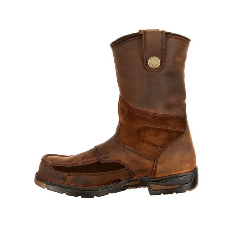GEORGIA MENS WATERPROOF WELLINGTON WORK BOOT G4403 - BootSolution