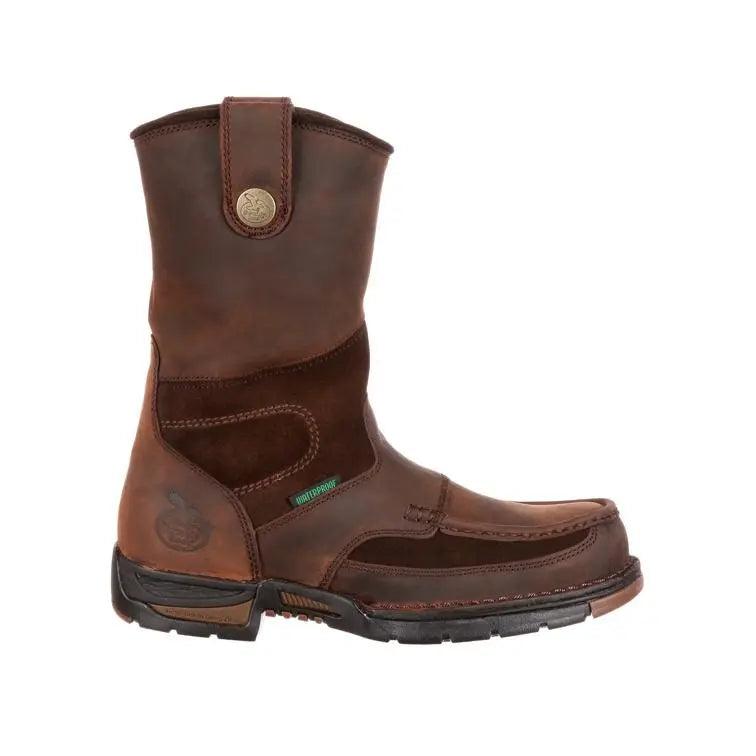 GEORGIA MENS WATERPROOF WELLINGTON WORK BOOT G4403 - BootSolution