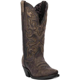 Laredo Access Wide Calf Black Tan Leather Boot  51079 - BootSolution