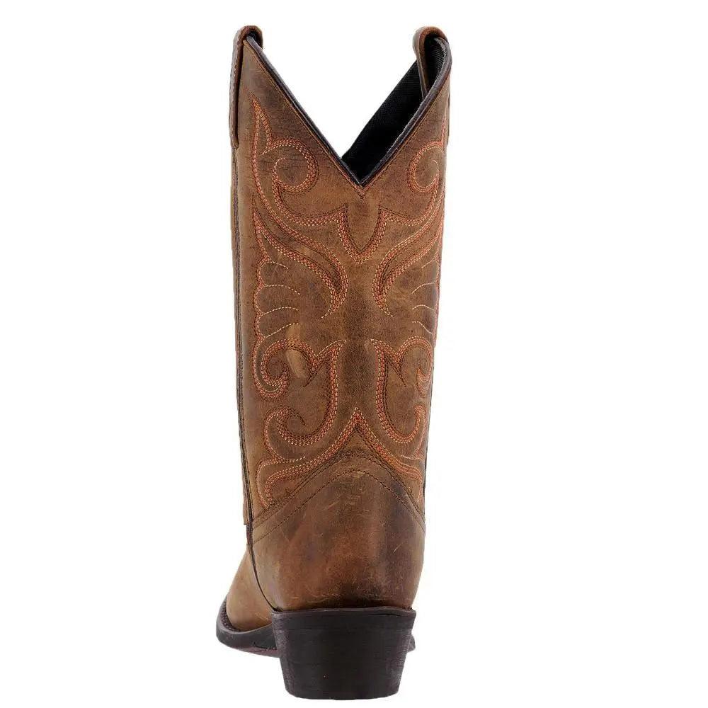 Laredo Bridget Tan Leather Western Round Toe Boot 51084 - BootSolution