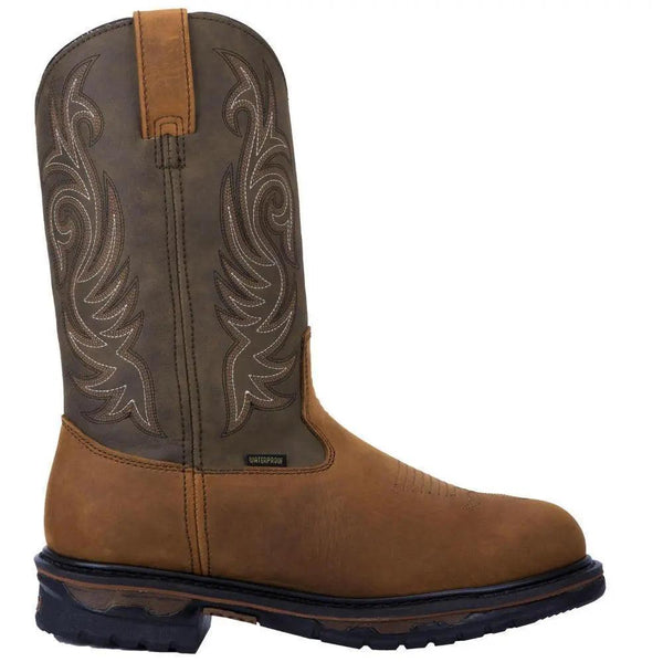 Laredo Hammer Men's Waterproof Round Toe Ranch Work Boot 68112 - BootSolution