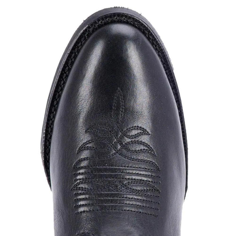 Laredo Maddie Round Toe Black Leather Women's Western Boot 51110 - BootSolution
