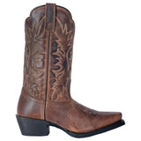 Laredo Malinda Square Toe Tan Leather Western Women Boot 51134 - BootSolution