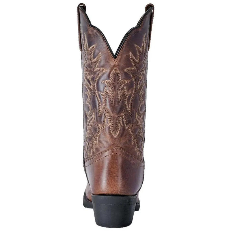 Laredo Malinda Square Toe Tan Leather Western Women Boot 51134 - BootSolution