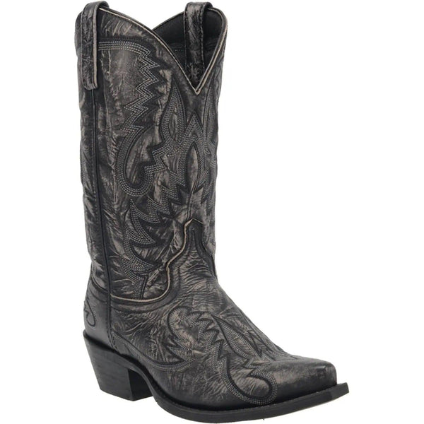 Laredo Men’s Garrett Leather Snip Toe Cowboy Boot 68407 - BootSolution