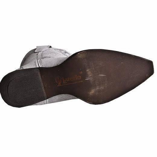 Laredo Women's Snip Toe Antique Tattoo White Cowgirl Boots 4-7 - BootSolution