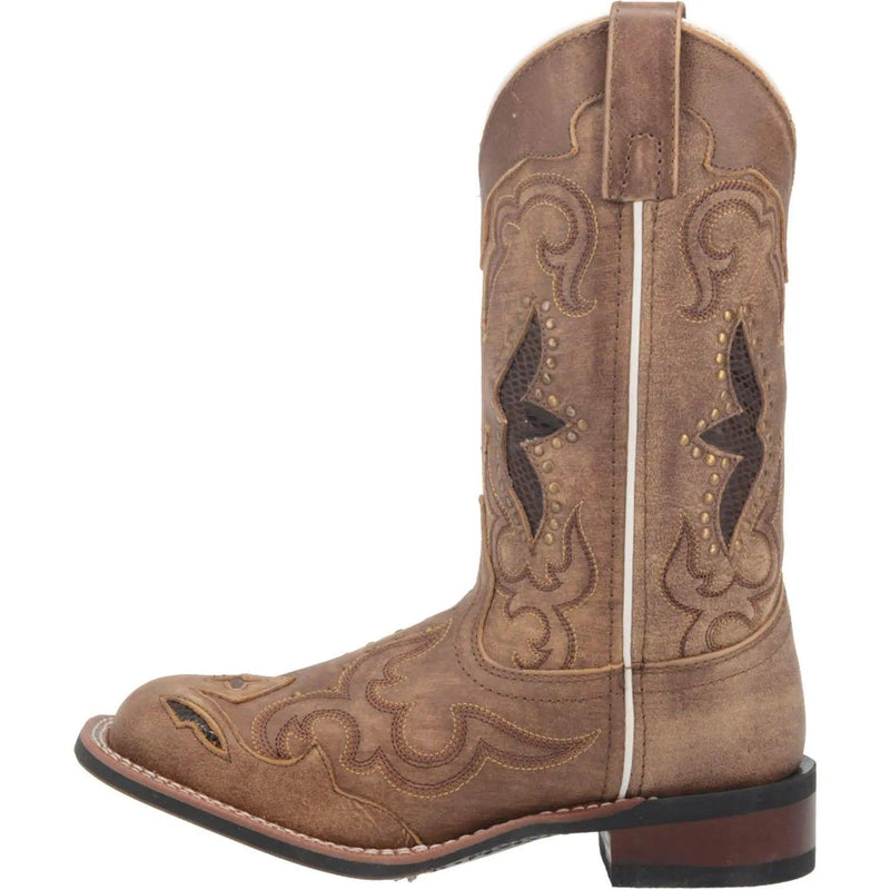 Laredo Women's Spellbound Square Toe Leather Boot 5661 - BootSolution