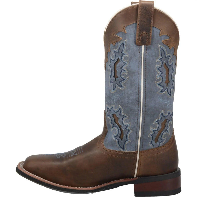 Laredo Women's Square Toe Leather Cowboy Boot 5666 - BootSolution