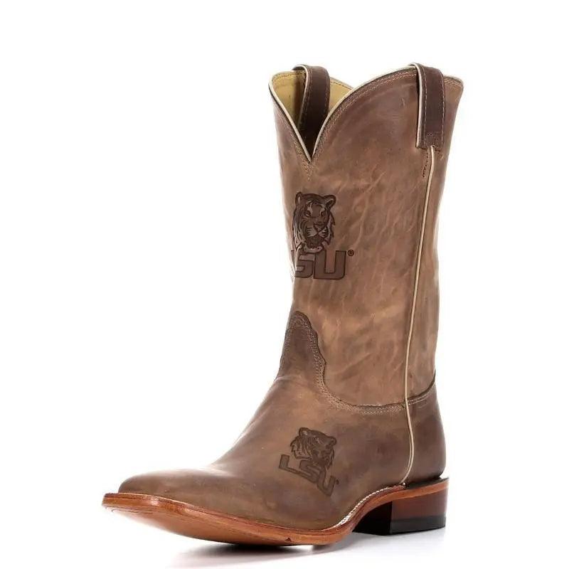LSU Men's Game Day Square Toe Cowboy Boot by Nocona MDLSU12 ...