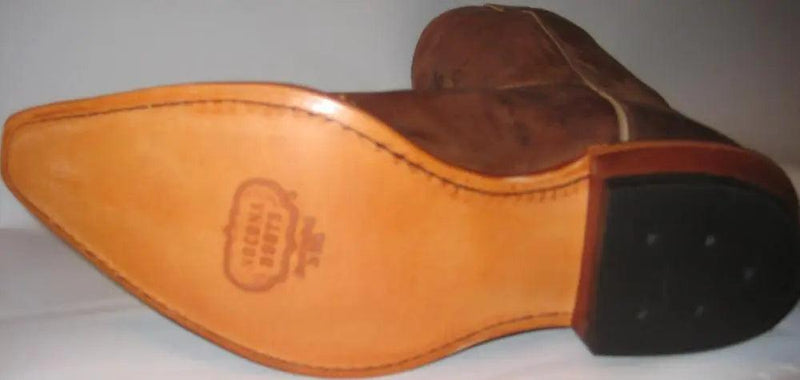 LSU Women's Brown Snip Toe Cowhide Cowboy Boot By Nocona LDLSU11 - BootSolution