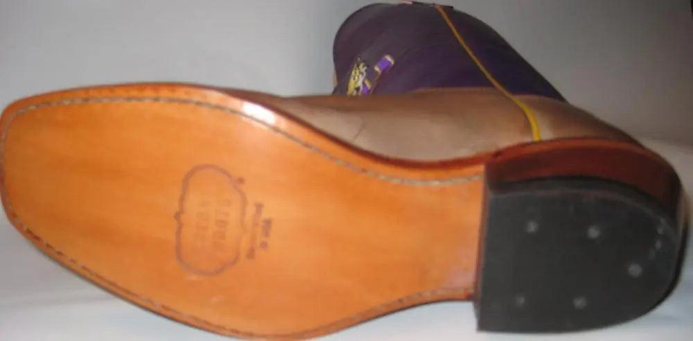 LSU Women's Cowboy Boot with Purple Shaft By Nocona LDLSU22 - BootSolution