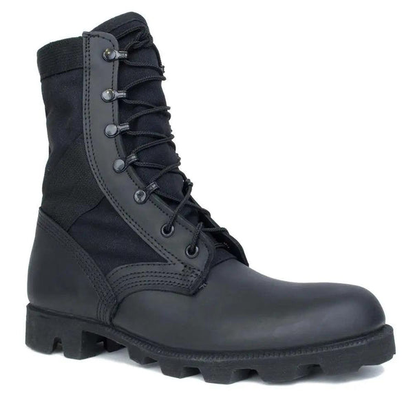 McRae Hot Weather Black Jungle Boot with Panama Outsole 9189 - BootSolution