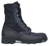 McRae Hot Weather Black Jungle Boot with Panama Outsole 9189 - BootSolution