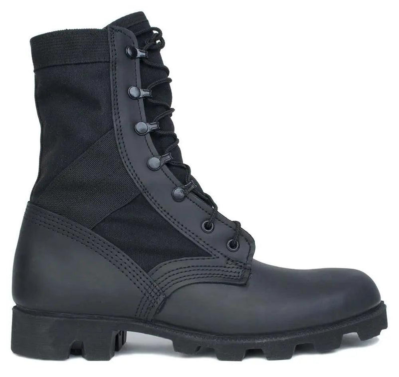 McRae Hot Weather Black Jungle Boot with Panama Outsole 9189 - BootSolution