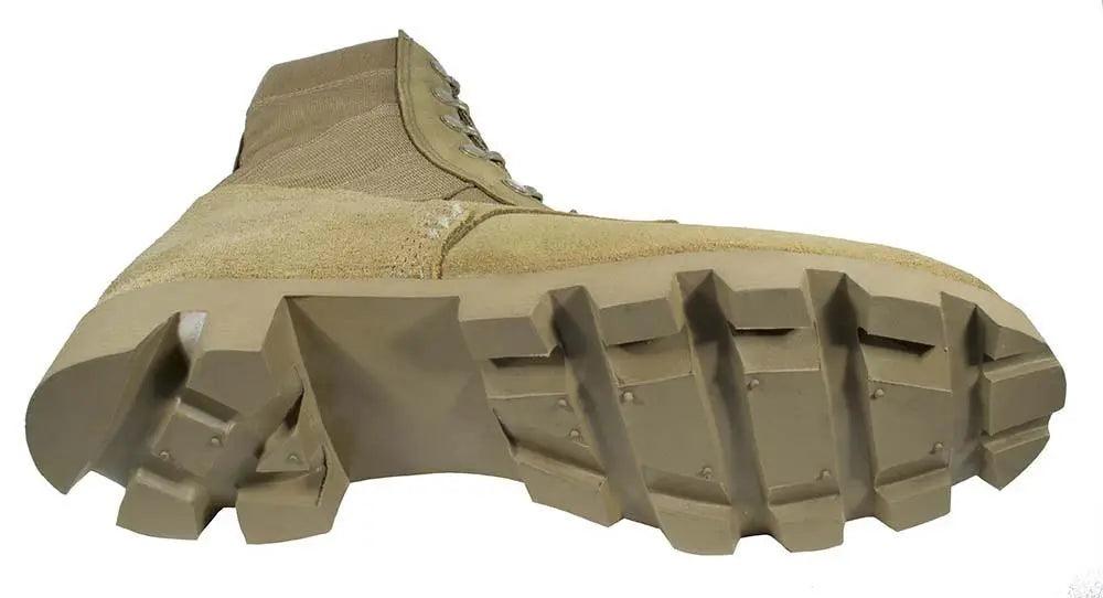 McRae Mil-Spec Hot Weather Coyote Panama Sole Combat Boot 8190 - BootSolution