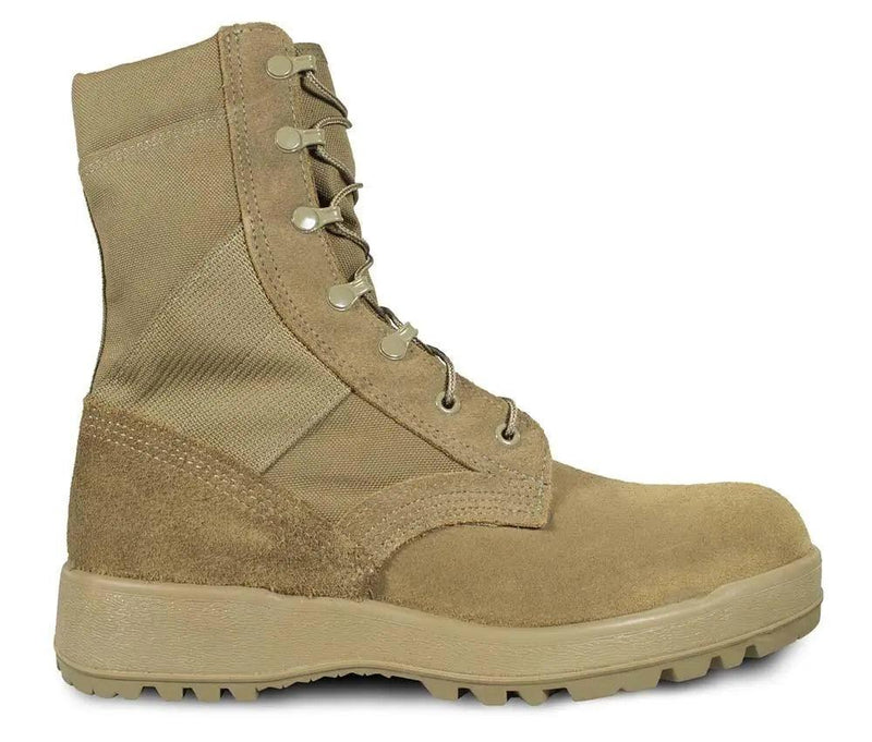 McRae Mil-Spec Hot Weather Coyote Vibram Sole Combat Boot 8189 - BootSolution