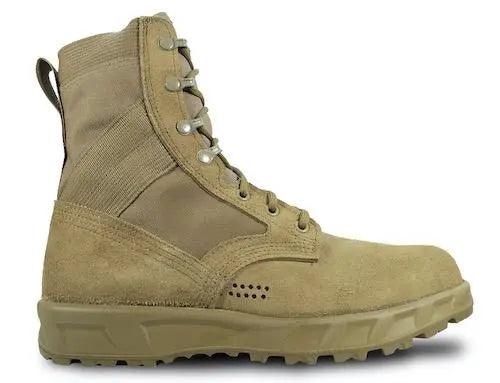 McRae Ultra Light Hot Weather Steel Toe Combat Boot Coyote 8389 - BootSolution