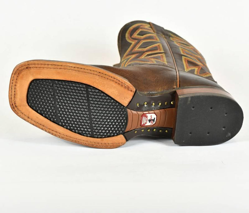 Nocona Brown Leather Roper Cowboy Boots – Men's -MD5202 - BootSolution
