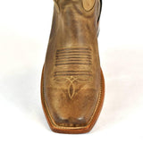 Nocona  Vintage Western Boots Made In USA-Tan Leather Men's-MD 2711 - BootSolution