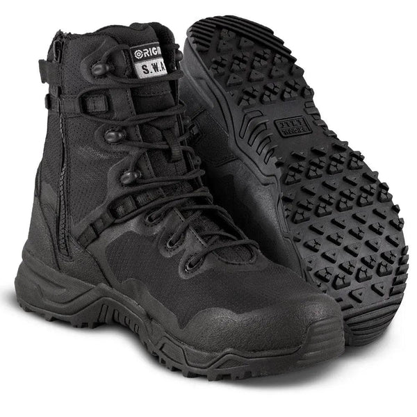 Original S.W.A.T Alpha Fury 8" Side-Zip Men's Black 177501 - BootSolution