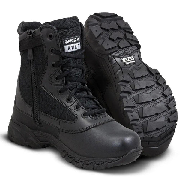 Original S.W.A.T Chase 9" Side-Zip Men's Black 131201 - BootSolution