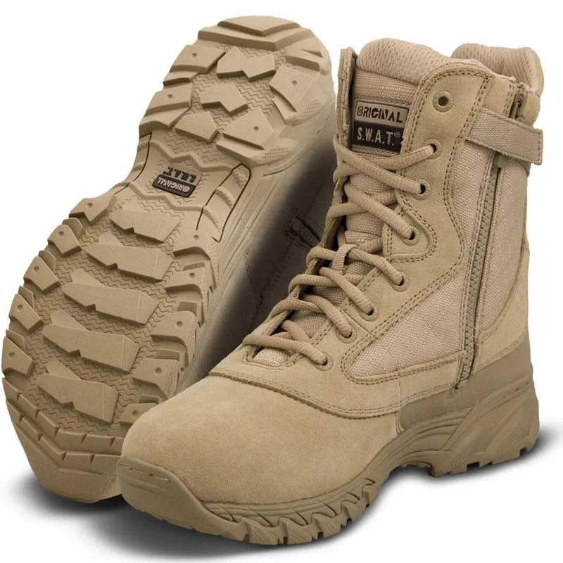 Original S.W.A.T Chase 9" Side-Zip Men's Tan 131202 - BootSolution