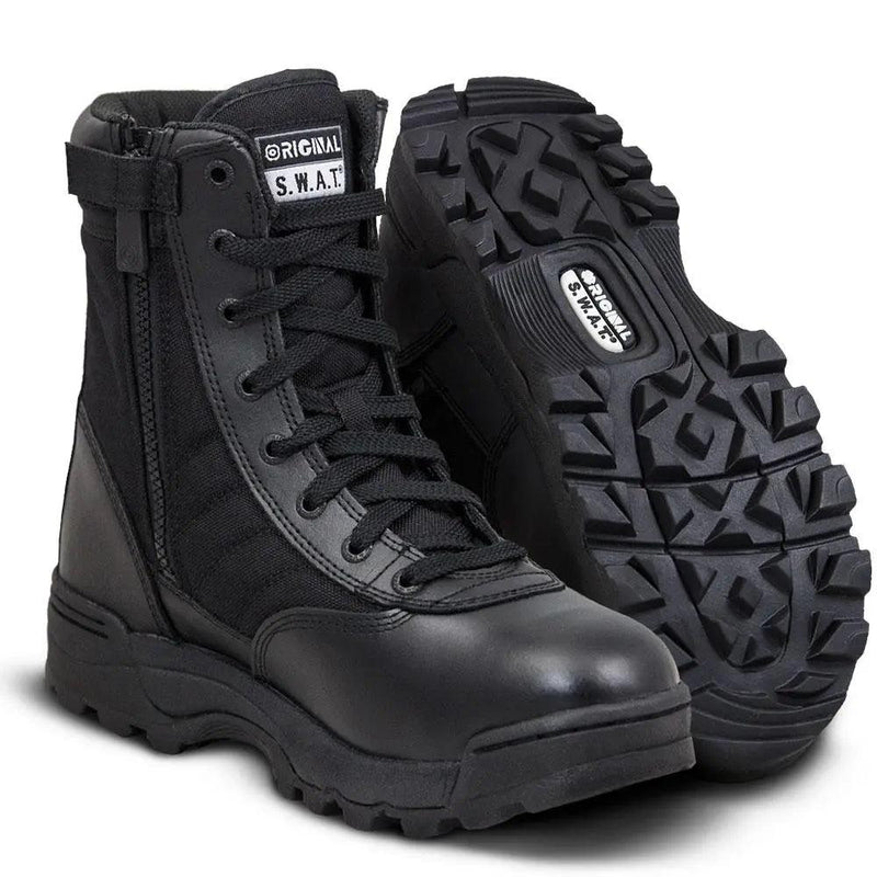 Original S.W.A.T Classic 9" Size-Zip Women's Black 115211 - BootSolution
