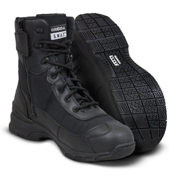 Original S.W.A.T HAWK 9" Side-Zip EN Men's Black 165231 - BootSolution