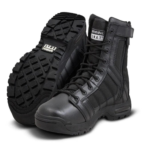 Original S.W.A.T Metro Air 9" Side-Zip Men's Black 123201 - BootSolution