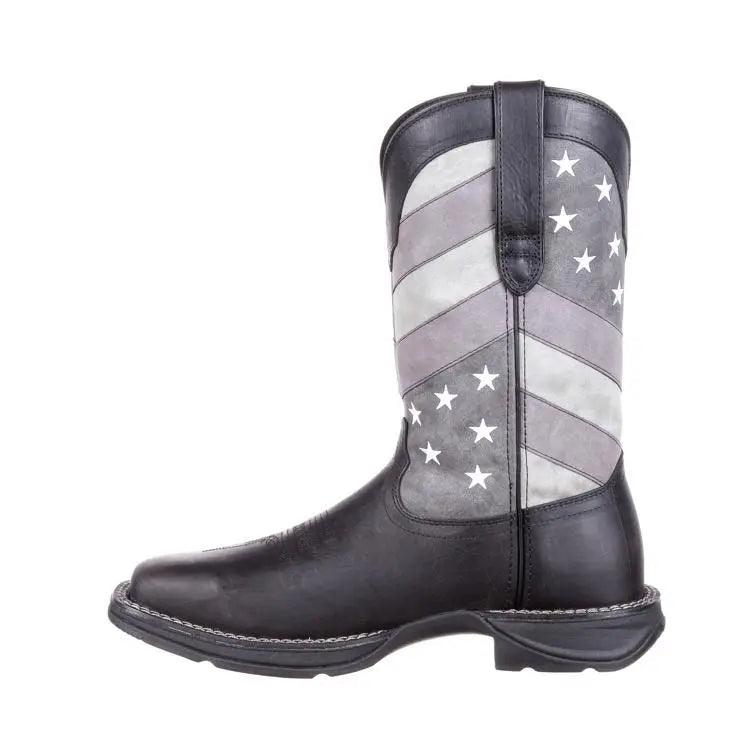 Rebel By Durango Faded Black Flag  Western Boot DDB0125 - BootSolution