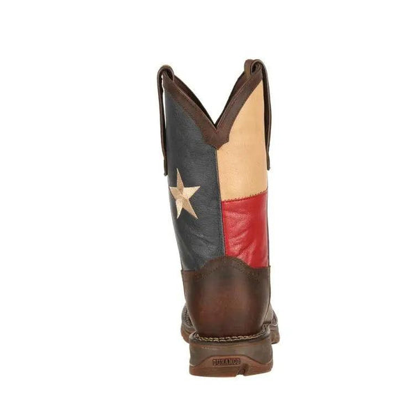 Rebel By Durango Steel Toe Taxes Flag Western Boot DB021 - BootSolution