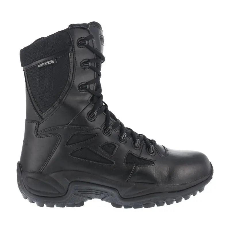 Reebok Duty Men' Stealth Tactical 8" Side Zipper Boot RB8877 - BootSolution