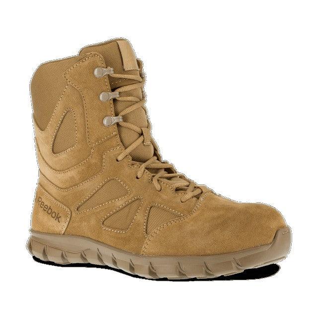 Reebok Men’s 8” Side-Zip Coyote Tactical Composite Toe Boot RB8809 - BootSolution