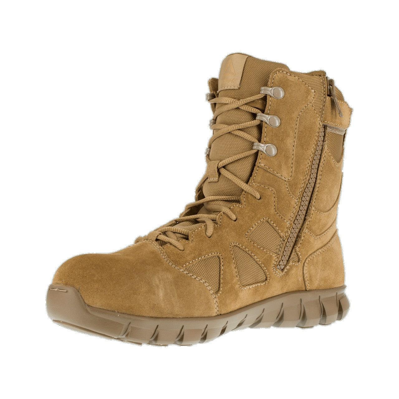 Reebok Men’s 8” Side-Zip Coyote Tactical Composite Toe Boot RB8809 - BootSolution