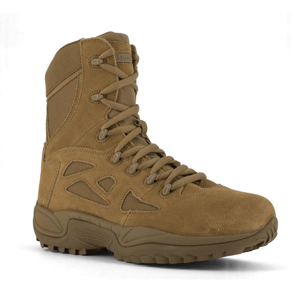 Reebok Men’s 8” Stealth Rapid Response Tactical Boot Coyote RB8977 - BootSolution