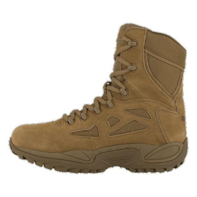 Reebok Men’s 8” Stealth Rapid Response Tactical Boot Coyote RB8977 - BootSolution