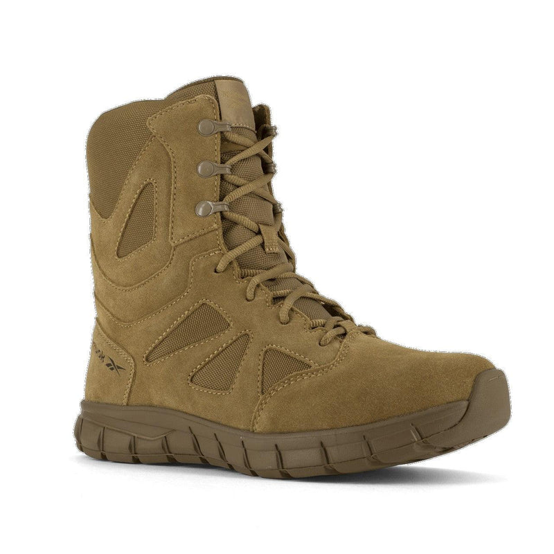 Reebok Men’s 8” Sublite Cushion Tactical Boot Coyote RB8808 - BootSolution