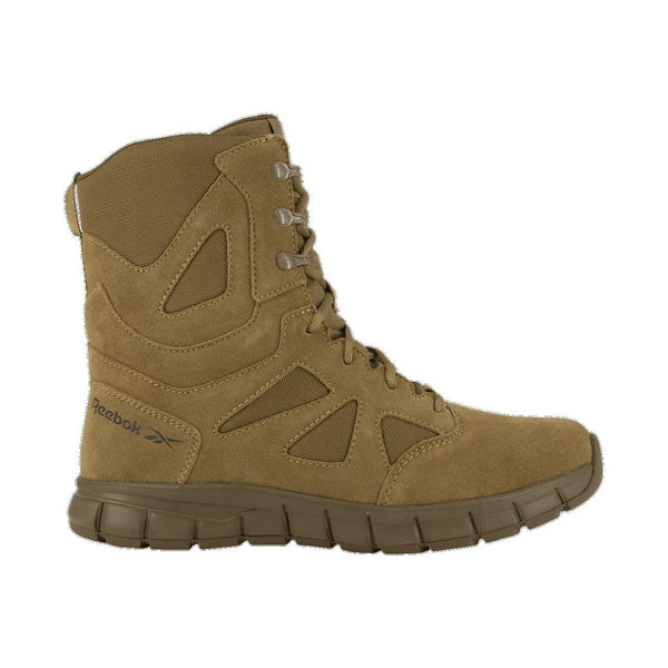 Reebok Men’s 8” Sublite Cushion Tactical Boot Coyote RB8808 - BootSolution