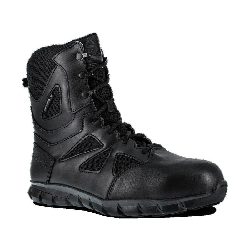Reebok Men’s 8” Tactical Waterproof Side-Zip Composite Toe Boot RB8807 - BootSolution