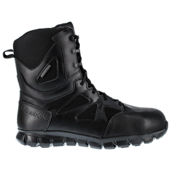 Reebok Men’s 8” Tactical Waterproof Side-Zip Composite Toe Boot RB8807 - BootSolution