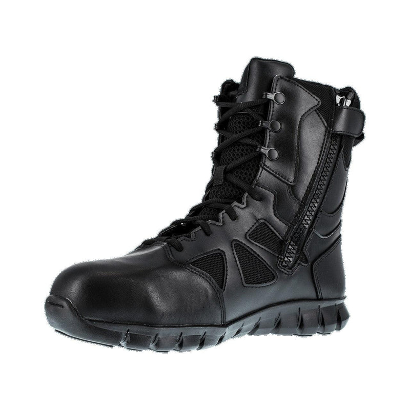 Reebok Men’s 8” Tactical Waterproof Side-Zip Composite Toe Boot RB8807 - BootSolution