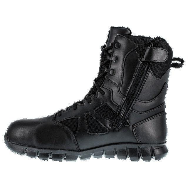 Reebok Men’s 8” Tactical Waterproof Side-Zip Composite Toe Boot RB8807 - BootSolution