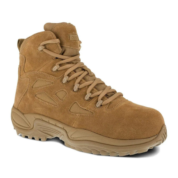 Reebok Men’s Stealth 6” Side-Zip Composite Toe Coyote Boot RB8650 - BootSolution