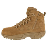 Reebok Men’s Stealth 6” Side-Zip Composite Toe Coyote Boot RB8650 - BootSolution